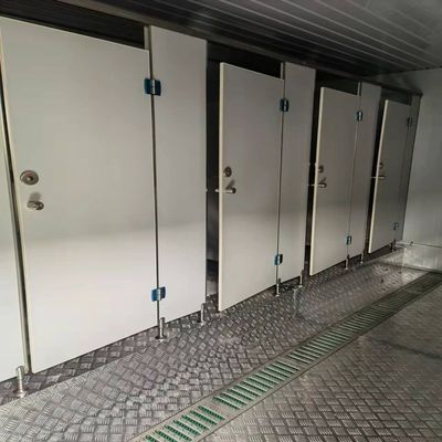 Sandwich-Panel und Stahlrahmen Bauernhaus Design Stil Mobiltoilette Containerhaus für Veranstaltungen im Freien
