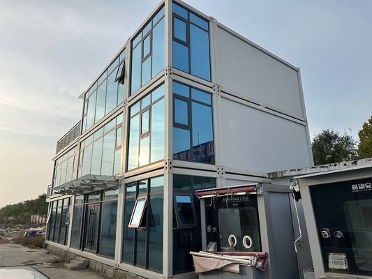 Schnelle Installation Vorteil 20 40ft Stahl Sandwich Panel Flat Pack Container Haus für Büro Wohnung Mall Werkstatt