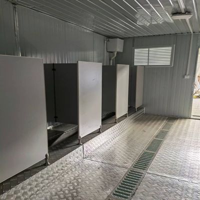 Standarddicke Moderner Stil Mobilbaustelle Vorgefertigte Toilette Außendesign Sandwichplatte Portable Toilette