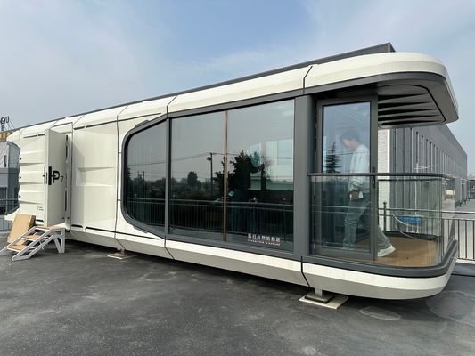 Multifunktionelle Top-Mode Luxus Kleine Häuser Vorgefertigte mobile Raumkapsel individuell Größe 2 Schlafzimmer Container Zuhause
