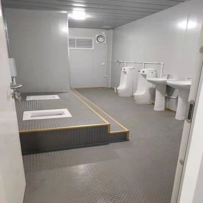 Portable WC Toilette Sicherheitstür Gebrauchtes Bewegliche temporäre mobile Toiletten mit Zubehör vorgefertigt Set Atmung