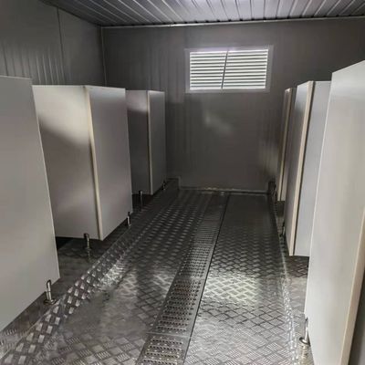 Portable WC Toilette Sicherheitstür Gebrauchtes Bewegliche temporäre mobile Toiletten mit Zubehör vorgefertigt Set Atmung