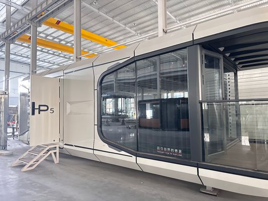Hotel Space Capsule 2024 Design Modernes Mini Outdoor Prefab Kleines Containerhaus mit individuellem Layout und Trenddesign