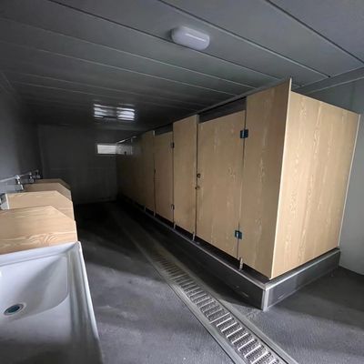 Komfort Toiletten Vorgefertigter Behälter Wasch Dusche Tragbare Toilette Verdickungshaus