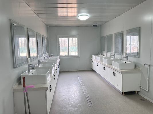 Voll möbliertes Mobilhaus Portable Living 20ft 40ft Flat Pack Container Haus