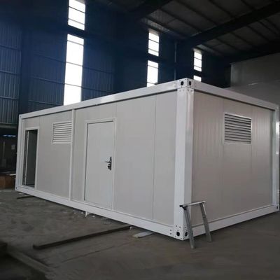 Sandwich-Panel Stahlrahmen Bewegliche öffentliche Toilette Vorgefertigte Toiletten für Camping