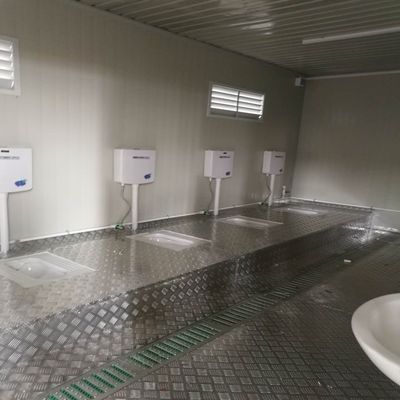 20FT/40FT angepasste Skid Portaloo Outdoor Mobile Portable Toilette Vorgefertigte Toilette für die Mall-Promotion