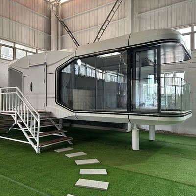Modular Luxus Prefab Stahl Smart Space Capsule Zuhause 30-40 Jahre Lebensdauer