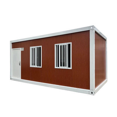 Moderner Design Stil 20 40 ft Holzkorn Stahl Sandwich Panel Trennbares Containerhaus mit individueller Anordnung