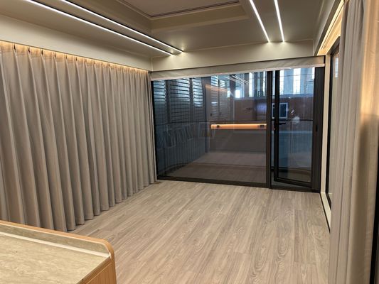 Modernes Prefab Haus Raumkapsel Bett Hotel Kabine Modulare Raumkapsel Haus mit Elektrizität Leuchten in kundenspezifischen Farben