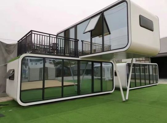 Hotel Direktlieferung Vorgefertigter Erweiterbarer Container Raumkapsel Resort Hotel Raumkapsel Haus für Kunden Anfrage