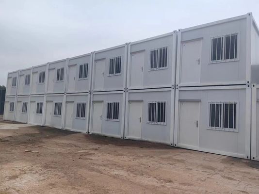 Hauptmaterial Galvanisierte Stahlkonstruktion Sandwich-Panel Flat Pack Container Büro für einfache Installation und Schalldämmung