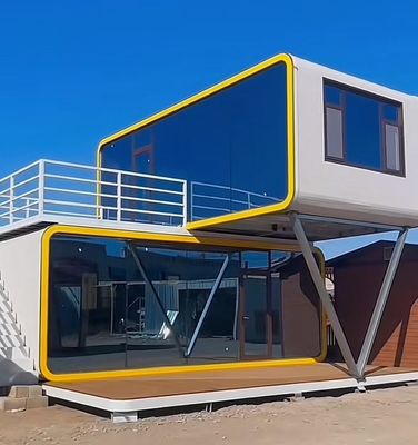 Elektrizitätsschalter und maßgeschneiderte Farbe von Outdoor Luxus Space Capsule House Vorgefertigte modulare Häuser für Resort Hotel