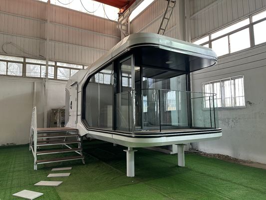 Vernünftiges Design im modernen Stil für den Außenbereich Stahlbehälter Kapsel zu Hause Modularer Kapsel Hotel wasserdicht und feuchtigkeitsdicht