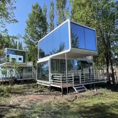 Vernünftiges Design im modernen Stil für den Außenbereich Stahlbehälter Kapsel zu Hause Modularer Kapsel Hotel wasserdicht und feuchtigkeitsdicht