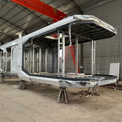 Individuell angefertigte Aluminiumplattenwand Prefab Wohnung Containerhaus