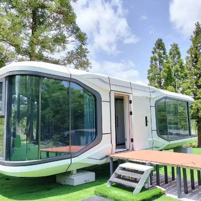 Grafikdesign Moderne Raumkapsel Hotel mit und Modern Design Erweiterbarer Container