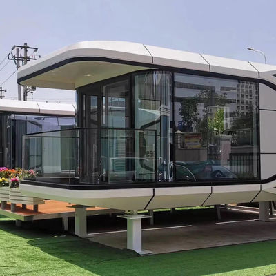 Moderne Raumkapsel im Stil des Designs für Luxusmoduläres Capsule Hotel in individueller Farbe