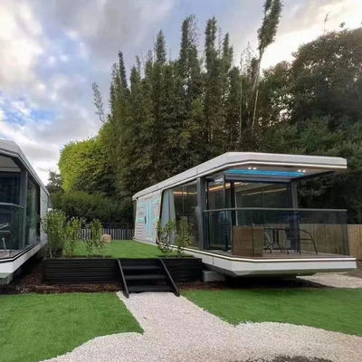 Außenraum Kapsel Kabine Haus Modularen Kapsel Hotel aus der Weltraumkapsel Haus mit kundenspezifischen Farbe und modernes Design