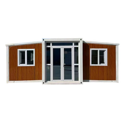 Custom Farbe 2 Schlafzimmer Vorgefertigtes Haus mit Aluminiumfenstern und erweiterbarem Design