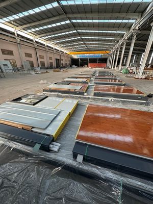 Anpassbares Dachboden Treppe Glas Vorhang Wand Glasfaser Sandwich Panel Behälter Haus Flat Pack für Wohnung