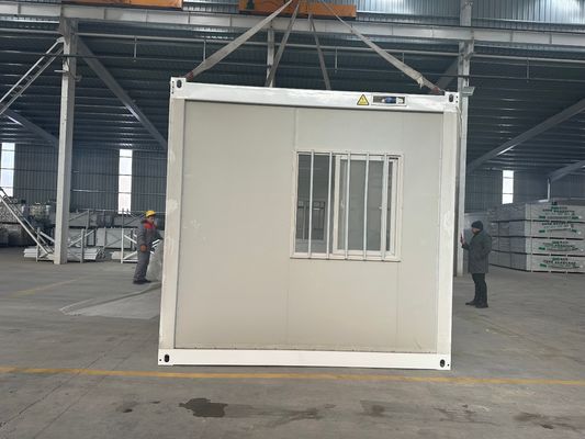 Schnelle Installation kundenspezifische Farbe Modular Stahl Glaswolle Sandwich Panel Klappbehälter Haus für kohlenstoffarme Energieeinsparung