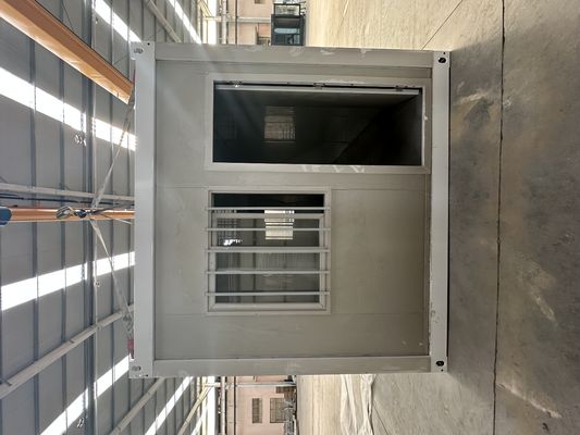 Upgrade Fast Build 20ft 30ft 40ft kundenspezifische modulare wasserdichte Glaswolle Sandwich Panel Klappbehälter Haus mit 1