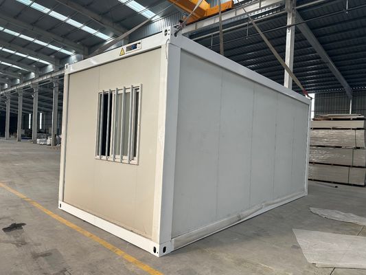 Upgrade Fast Build 20ft 30ft 40ft kundenspezifische modulare wasserdichte Glaswolle Sandwich Panel Klappbehälter Haus mit 1