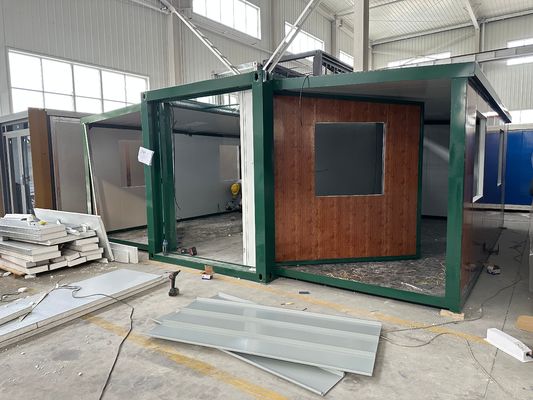 20 40 Fuß Mobilmodul Container Haus Wasserdichtes Lichtrahmen Vorgefertigtes Kleines Haus mit modernem Design