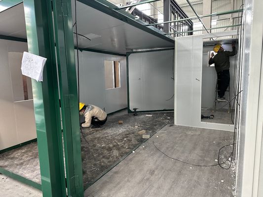Villa bereit zum Umzug In 20ft 30ft 40ft bewegliche erweiterbare Containerhaus Häuser Öko-freundliche Stahlrahmen vorgefertigtes Containerhaus