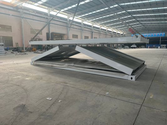 Galvanisierter Stahlrahmen 20 Fuß vorgefertigte mobile Klappcontainerhaus für individuelle Farbe und sicheren Zweck
