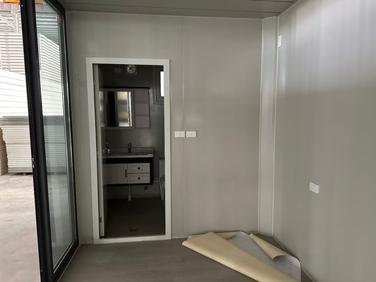 Sandwich Panel Vorgefertigtes Mobilhaus 20 ft Bewegliches, Erweiterbares Containerhaus mit Stahlstruktur und Wärmedämmung