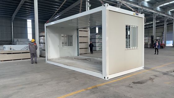 40ft 3C/CE/CL/SAA Standard Energieeinsparendes Modulares Vorgefertigtes aus Stahl Glaswolle Sandwich Panel Klappcontainerhaus zum Versand