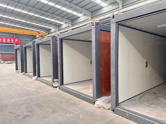 Schnelle Installation Prefab 20ft 40ft Luxus Klappcontainerhaus mit optionalen Sandwich-Panel Wände und Dach
