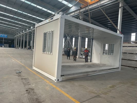 Wetterbeständiges Material 20ft 40ft Container Klapphaus Vorgefertigtes Klappcontainerhaus für Büro und Schule