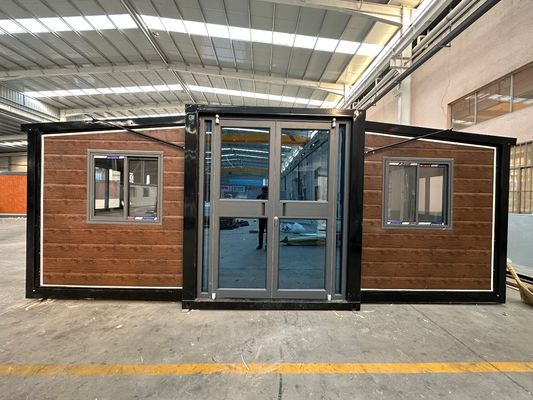 Schnelle Bau modernes Design vorgefertigte Prefab erweiterbare Klappcontainerhaus für 40HQ Container Transport und Ladung