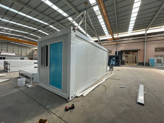 Stahlrahmen Einfache Montage 20ft 30ft 40ft Fertighaus Erweiterbares Containerhaus Zuhause Büro Klapphaus zum Nutzen