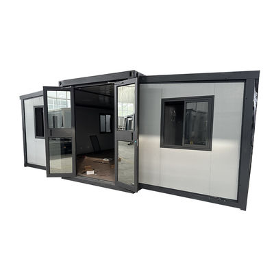 Moderne kleine vorgefertigte, erweiterbare Containerhäuser Klapphaus 20ft 40ft