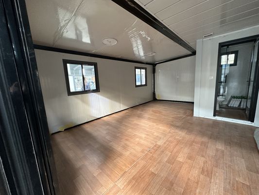 Moderne kleine vorgefertigte, erweiterbare Containerhäuser Klapphaus 20ft 40ft