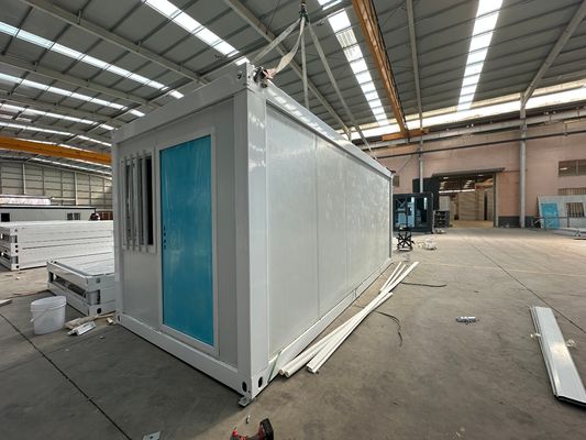 Stahl einfache Montage Klappmobile Hochkapazität Portable Lagerhaus vorgefertigte Wohnbox Containerhaus