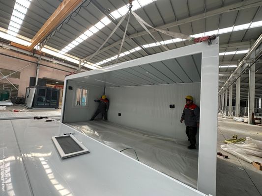 Stahl einfache Montage Klappmobile Hochkapazität Portable Lagerhaus vorgefertigte Wohnbox Containerhaus