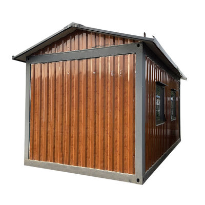 Kundenspezifisches Design Schnell installieren Galvanisierter Stahlrahmen Flat Pack Feuerfest Prefab Container Haus für 15-30 Jahre Lebensdauer
