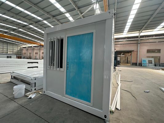 Zeitgenössischer Gestaltungsstil für Haus 20ft 40ft Schnellbau Prefab Haus Modulares Camping Klappcontainer Haus Büro