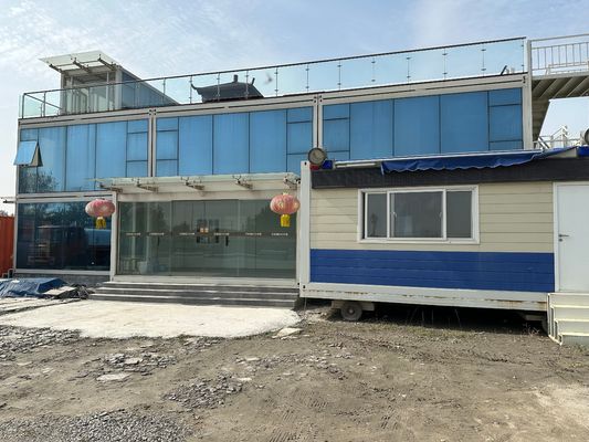 Professionelle Anpassung Einfache Montage Flat Packed Storage Unit Hohe Windgeschwindigkeit Containerhaus Häuser angepasste Farbe