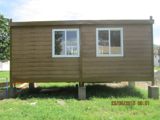 Farbkontainerhaus Feuerfest Prefab-Häuser Flexibel zusammensetzen Professionelle Anpassung