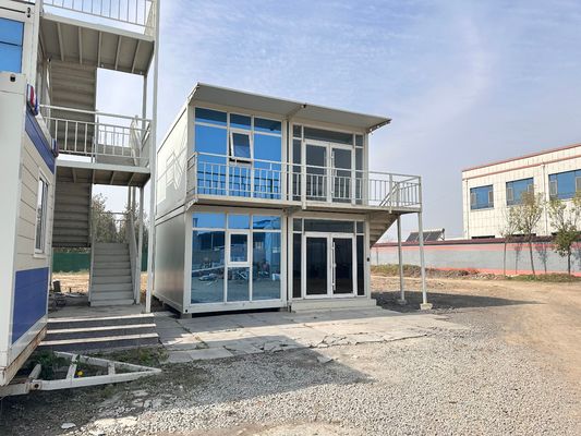 Professionelle Anpassung Flat Pack Container House Hohe Windgeschwindigkeit Schnelle Installation und angepasstes Design für das Krankenhaus
