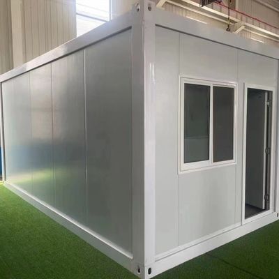 Schnelle Installation Vorgefertigtes Containerhaus mit wasserdichtem Aufbau und galvanisiertem Stahlrahmen