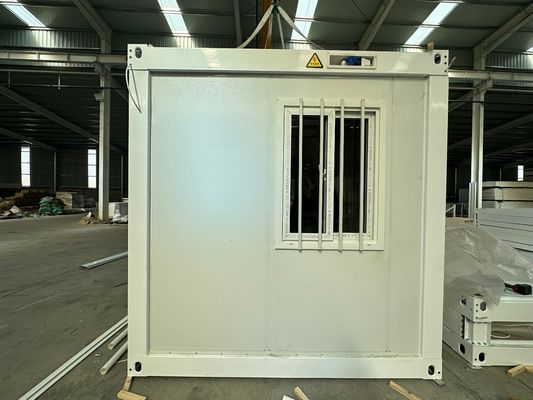 Unterhaltsarme Sandwich-Panel 20 40 ft wasserdicht Modular vorgefertigter Stahlrahmen Klappcontainerhaus für Werkstatt