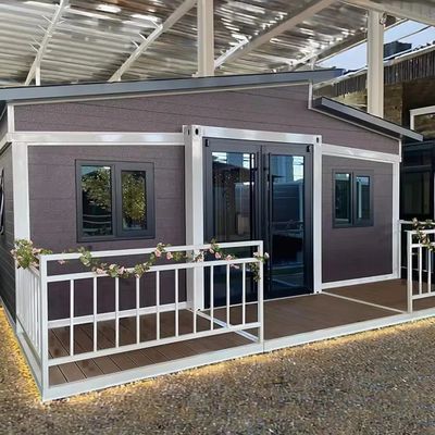 20 Fuß fertig 2 Schlafzimmer tragbares vorgefertigtes, erweiterbares Containerhaus für Bürogebäude Struktur und Effizienz