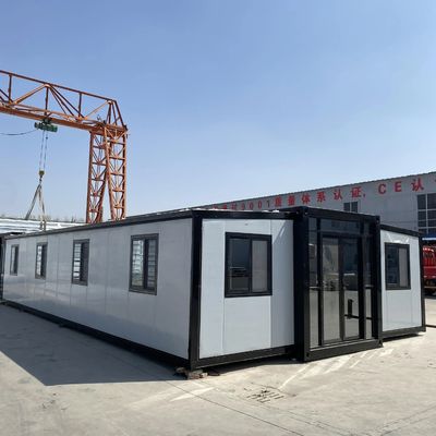 Bürogebäude Tragbares, ausdehnbares Container-Haus 20ft Fertighäuser, ausdehnbares Containerhaus mit freiem Layout-Design